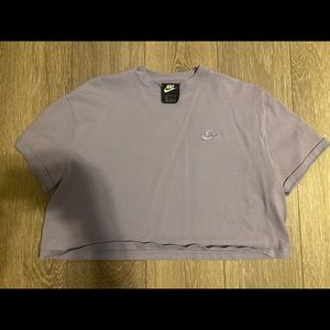 Nike Purple Crop Top